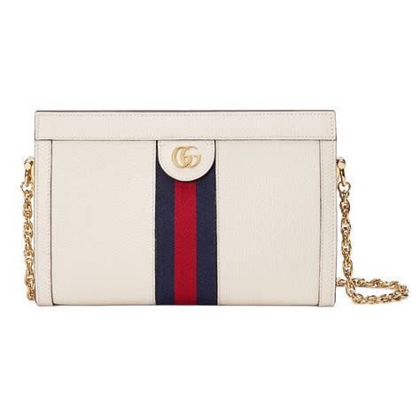 ophidia small shoulder bag white|More.